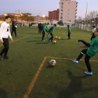 Los clubes de fútbol base de la ciudad, como la UE Balàfia, reanudaron la actividad.