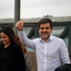 Jordi Sánchez sale de prisión para disfrutar de su primer permiso