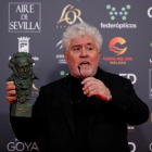 Pedro Almodóvar es va convertir en el gran protagonista de la vetllada amb la seua pel·lícula autobiogràfica ‘Dolor y gloria’, que va aconseguir set dels principals premis Goya.