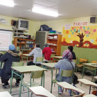 Sesión informativa de Aspid en la Escola Balàfia de Lleida. 