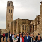Pedro Sánchez visita la Seu Vella de Lleida