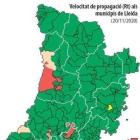 Només 19 municipis de Lleida tenen un ritme de contagi superior a 1