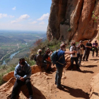 L’excursió per la ruta de la cova del Tabac a Camarasa.