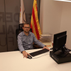 Josep Maria Espasa, el pasado viernes en su despacho de la delegación territorial de fútbol.