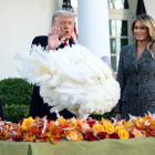 Trump indultó a su último pavo como inquilino de la Casa Blanca.