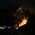 Un incendi forestal crema una hectàrea a Coll de Nargó