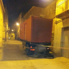 Un generador abasteció a El Soleràs durante el temporal de marzo.