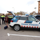 Aquest vehicle va xocar amb un senglar dijous a la nit a Balaguer.