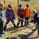 Algunos de los niños que participaron en la actividad.