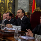 El tribunal del juicio del 'procés' en el Supremo, encabezado por Manuel Marchena.