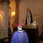 La benedicció del pas de Santa Maria Reina dels Màrtirs.