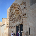 La Porta dels Apòstols de la Seu Vella va ser l’escenari de la presentació de les activitats.