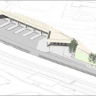 El plano de la futura estación de autobuses de Lleida.