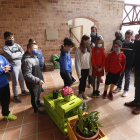 El alcalde, Miquel Pueyo, visitó ayer la escuela Antoni Bergós, situada en la partida de Butsènit.