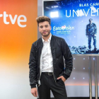 El cantante Blas Cantó, excomponente de Auryn, presentó ayer el videoclip y la canción ‘Universo’.