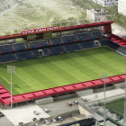 Una imagen virtual de cómo será el nuevo Mini Estadi Johan Cruyff.