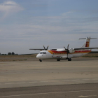 Alguaire cierra la temporada de vuelos de verano con un ligero aumento de viajeros
