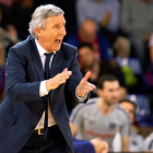 Pesic, en una acción del partido de ayer.