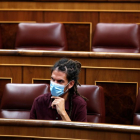 El diputado de Podemos Alberto Rodríguez durante un pleno del Congreso.