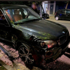 El vehicle implicat en l'accident al Pont Vell.