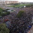 Los tractores encabezaron la manifestación en la capital.