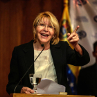 La fiscal general de Venezuela, Luisa Ortega, durante una conferencia de prensa en Caracas.