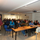 Un moment de l’assemblea de CCOO ahir a Lleida.