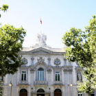 Façana principal del Tribunal Suprem a Madrid.
