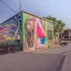 El mural de l’artista Oriol Arumí va guanyar el premi del públic del certamen.