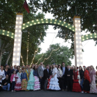 La inauguración de la Feria de Abril de Lleida contó con la participación del alcalde y ediles.