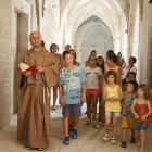 Un momento de la visita, protagonizada por los niños.