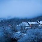 Fotografia feta aquest hivern d'un gèlid matí al poble de Barruera, Alta Ribagorça. Carles Mas