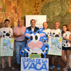 La Cursa de la Vaca de Vallfogona fue presentada por sus organizadores ayer en la Diputación.