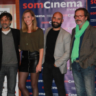 José Pozo al Som Cinema 2016 amb Terri, Hernández i Munné.
