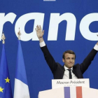 Macron, presidente de Francia según los sondeos