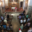Acte d’inauguració del repic de les campanes per donar les hores a l’església de Sant Serni.