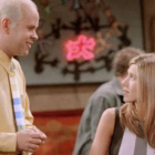 Un fotograma de la serie 'Friends', con los personajes de Gunther y Rachel.
