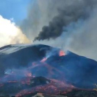 Nova boca de lava al flanc del volcà de La Palma