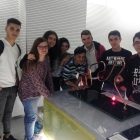 Alumnes de l’institut Torre Vicens de Lleida que van participar en aquest seminari.