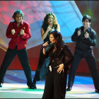 Rosa en Eurovisión en el 2002.