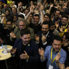 El candidat d’En Comú Podem, Jaume Asens, ahir a la nit.