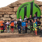 Curso de supercross para niños en las instalaciones de Lleides Park