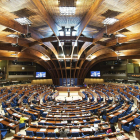 Vista general de la Asamblea Parlamentaria del Consejo de Europa. 