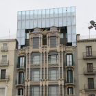 Foto d’arxiu de la part superior de l’edifici Pal·las.