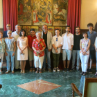 Foto de familia de Rodamilans, Jordà y los participantes en el curso. 