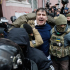 Saakashvili fue detenido el martes pro primera vez.