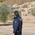 Los Mossos utilizaron drones para la búsqueda.