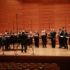 El concierto de clausura del Musiquem Lleida! ayer en el Auditorio Enric Granados.