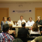 La presentació de La Veu del Gaf, ahir a la Mariola.