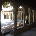 Claustre del Monestir de Sant Llorenç de Morunys, declarat Bé cultural d'interès nacional.